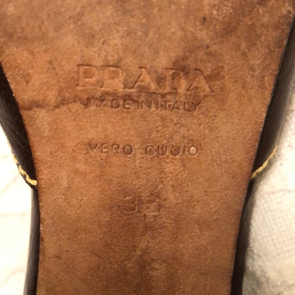 Retro Prada brown slip-ons - Picture 3 of 7